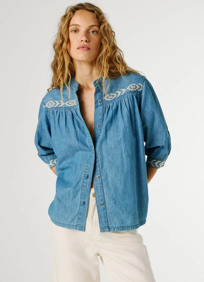 Jeansbluse in Regular Fit Jeansbluse in Regular Fit