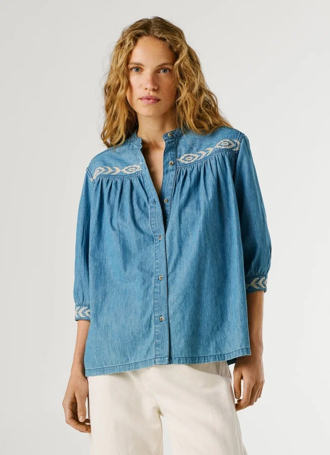 Jeansbluse in Regular Fit Jeansbluse in Regular Fit