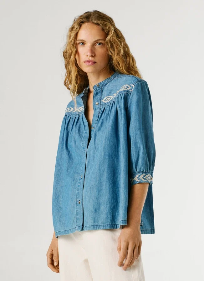 Jeansbluse in Regular Fit Jeansbluse in Regular Fit