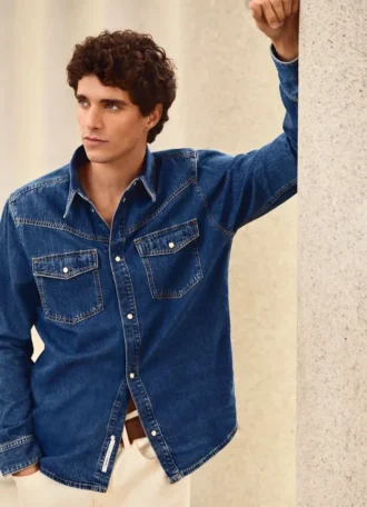 Jeanshemd in Regular Fit