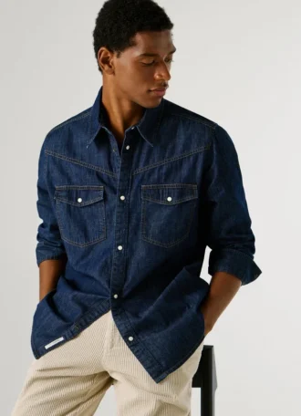 Jeanshemd in Regular Fit