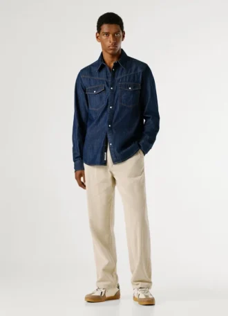Jeanshemd in Regular Fit
