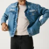 Jeansjacke in lockerer Passform
