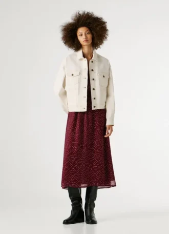 Jeansjacke in lockerer Passform