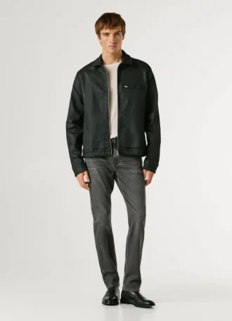 Jeansjacke in lockerer Passform
