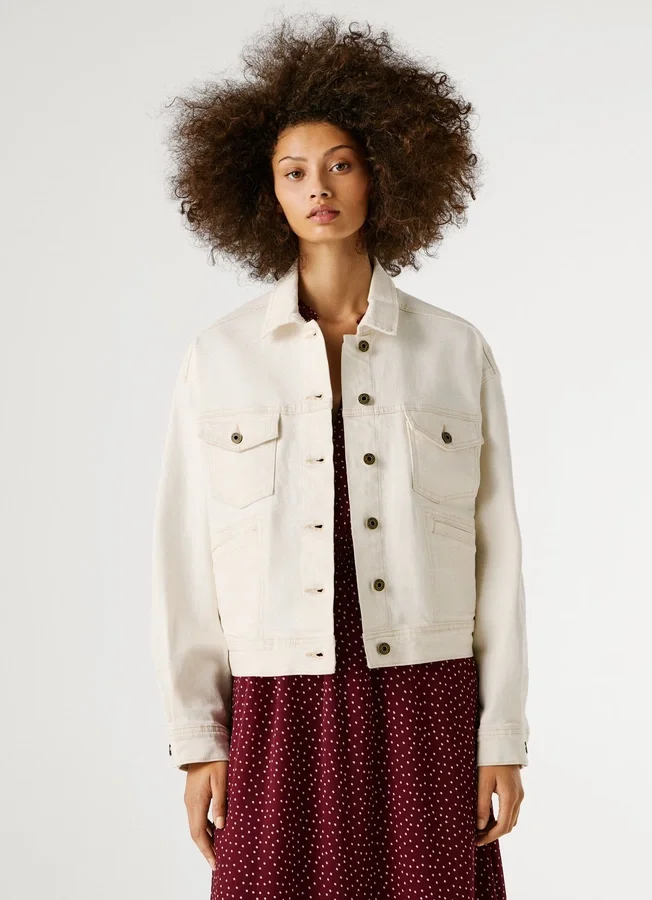 Jeansjacke in lockerer Passform Jeansjacke in lockerer Passform