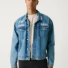 Jeansjacke in lockerer Passform