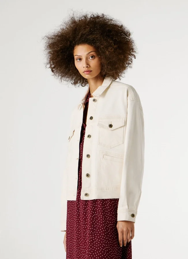 Jeansjacke in lockerer Passform Jeansjacke in lockerer Passform