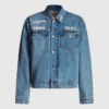 Jeansjacke in lockerer Passform