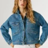 Jeansjacke in lockerer Passform Jeansjacke in lockerer Passform
