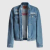 Jeansjacke in lockerer Passform