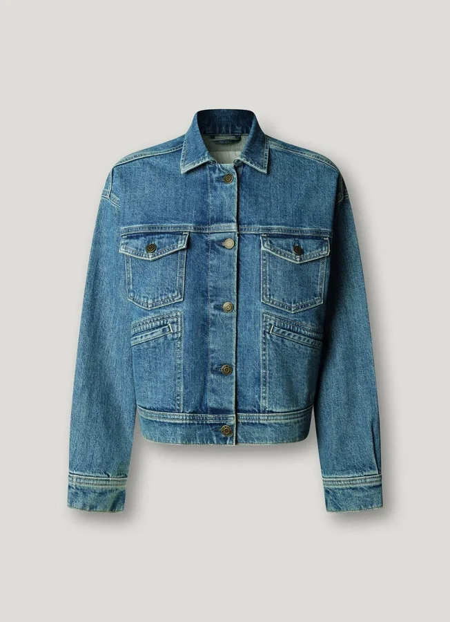 Jeansjacke in lockerer Passform Jeansjacke in lockerer Passform
