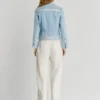 Jeansjacke mit Ikat-Details Jeansjacke mit Ikat-Details
