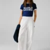 Jogginghose mit weitem Bein Jogginghose mit weitem Bein