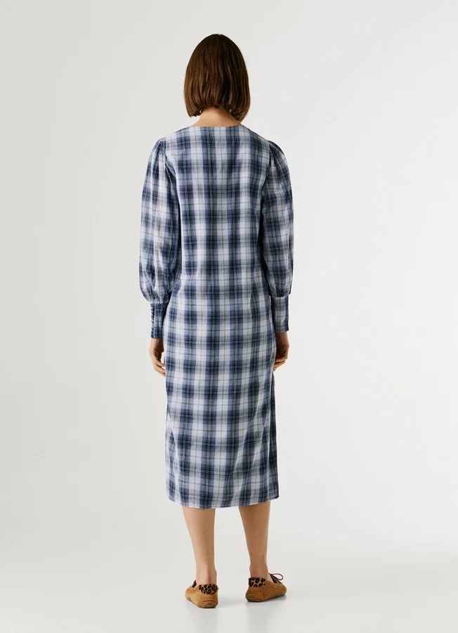 Kariertes Maxikleid Kariertes Maxikleid