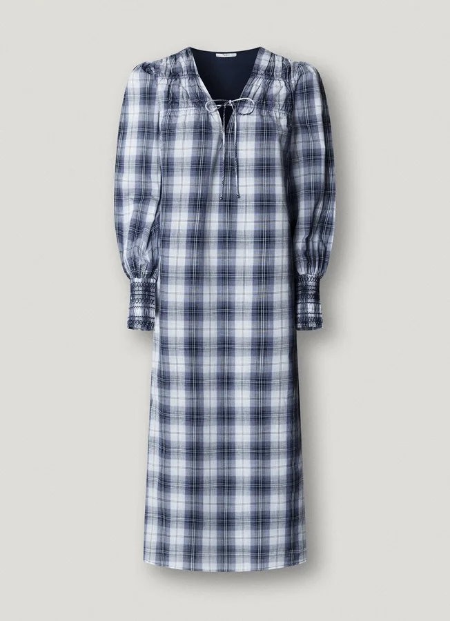 Kariertes Maxikleid Kariertes Maxikleid