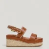 Keilabsatz-Sandalen mit Schnallenverschluss