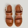 Keilabsatz-Sandalen mit Schnallenverschluss