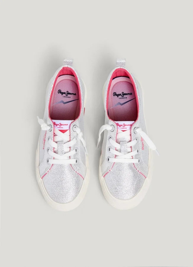 Klassische Sneaker mit Metallic-Streifen – Kenton Klassische Sneaker mit Metallic-Streifen – Kenton