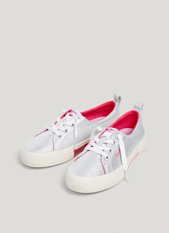 Klassische Sneaker mit Metallic-Streifen – Kenton Klassische Sneaker mit Metallic-Streifen – Kenton