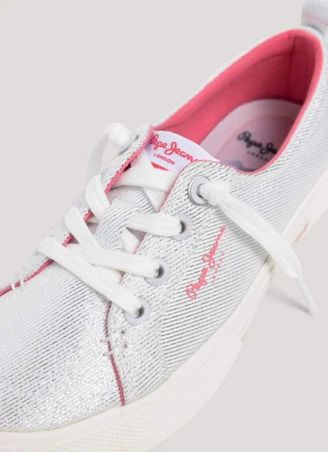 Klassische Sneaker mit Metallic-Streifen – Kenton Klassische Sneaker mit Metallic-Streifen – Kenton