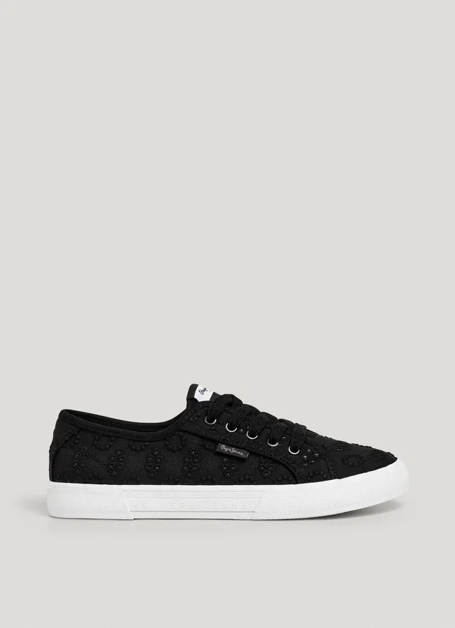 Klassische Sneaker mit Stickdetails – Brady Klassische Sneaker mit Stickdetails – Brady