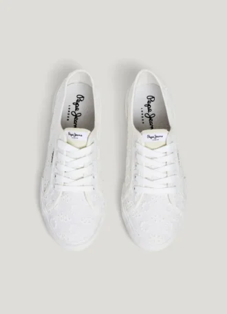 Klassische Sneaker mit Stickdetails – Brady