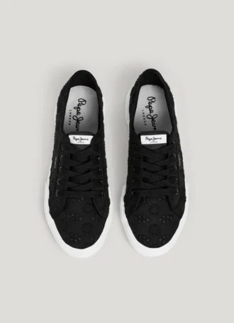 Klassische Sneaker mit Stickdetails – Brady