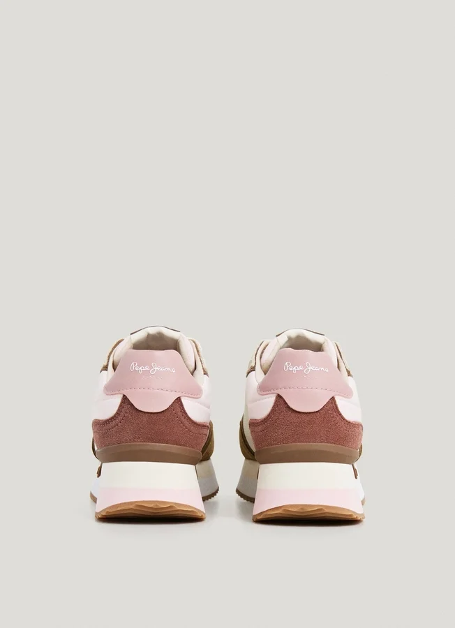 Kombinierte Plateau-Sneaker Kombinierte Plateau-Sneaker