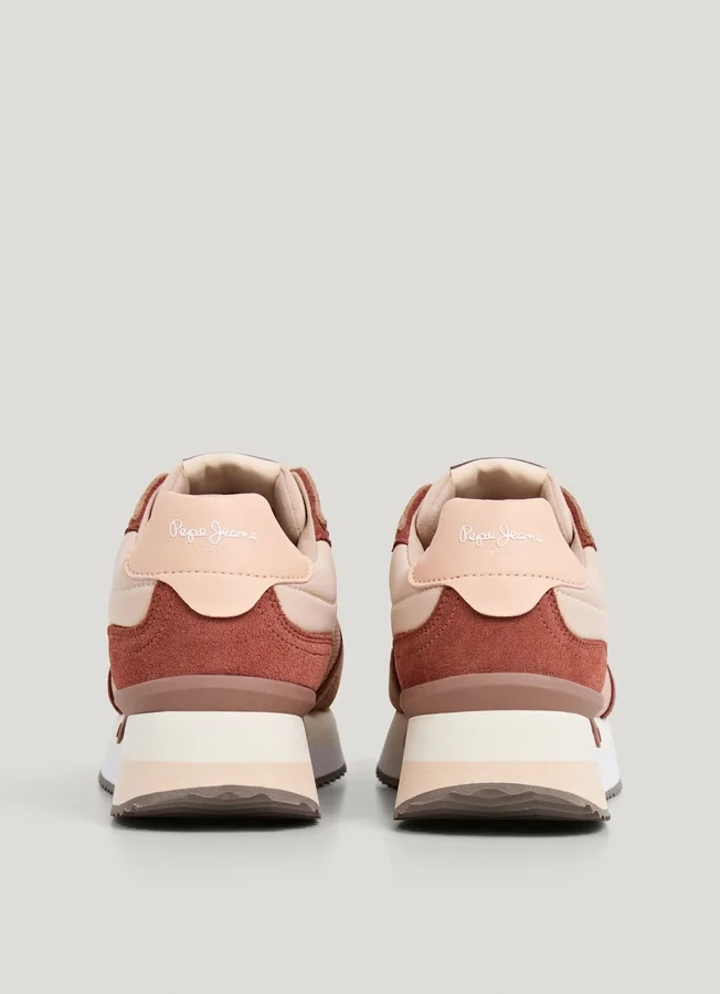 Kombinierte Plateau-Sneaker Kombinierte Plateau-Sneaker