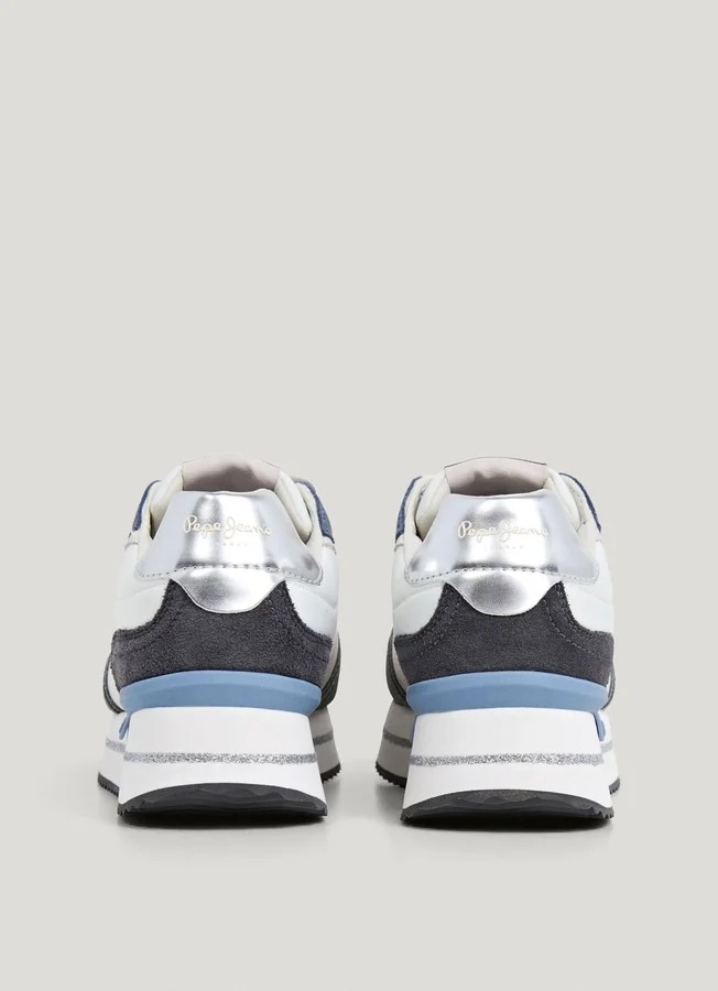 Kombinierte Plateau-Sneaker Kombinierte Plateau-Sneaker