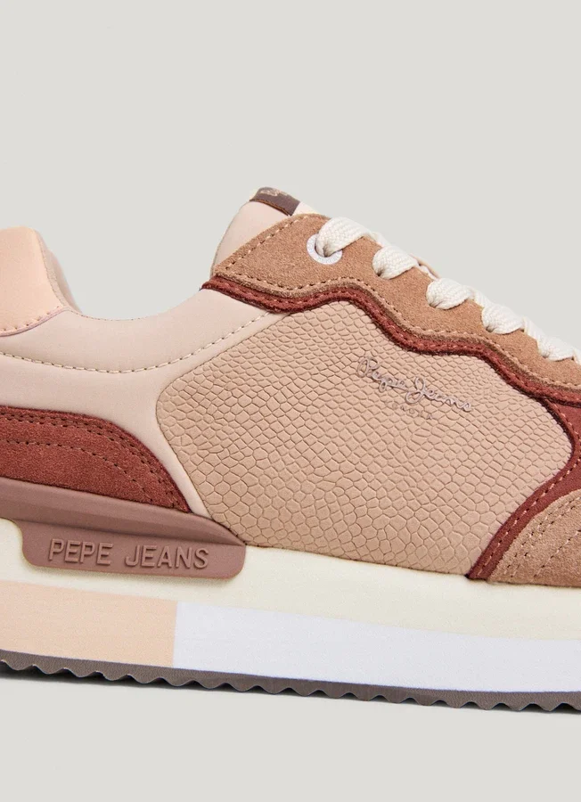Kombinierte Plateau-Sneaker Kombinierte Plateau-Sneaker