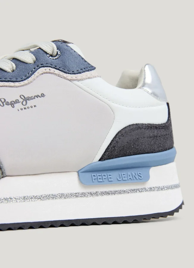 Kombinierte Plateau-Sneaker Kombinierte Plateau-Sneaker