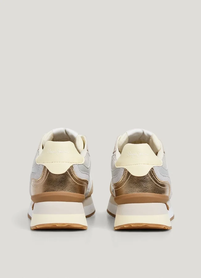 Kombinierte Plateau-Sneaker Kombinierte Plateau-Sneaker