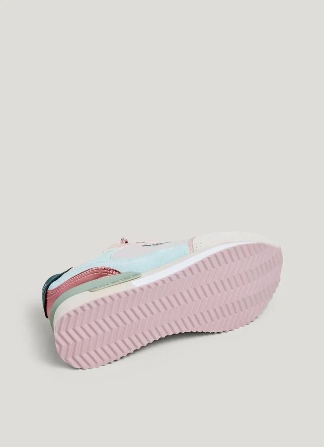 Kombinierte Plateau-Sneaker Kombinierte Plateau-Sneaker
