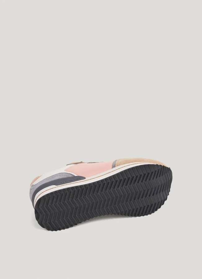 Kombinierte Plateau-Sneaker Kombinierte Plateau-Sneaker