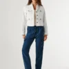Kurz geschnittene Twill-Jacke Kurz geschnittene Twill-Jacke