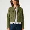 Kurz geschnittene Twill-Jacke Kurz geschnittene Twill-Jacke