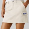 Kurzer Cargo-Rock aus Twill Kurzer Cargo-Rock aus Twill