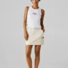 Kurzer Cargo-Rock aus Twill Kurzer Cargo-Rock aus Twill