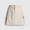 Kurzer Cargo-Rock aus Twill Kurzer Cargo-Rock aus Twill