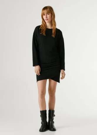 Kurzes Fleece-Kleid