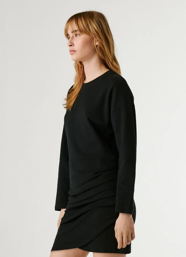 Kurzes Fleece-Kleid Kurzes Fleece-Kleid