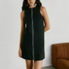 Kurzes Twill-Kleid Kurzes Twill-Kleid