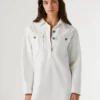 Kurzes Twill-Kleid Kurzes Twill-Kleid