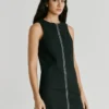 Kurzes Twill-Kleid Kurzes Twill-Kleid