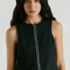 Kurzes Twill-Kleid Kurzes Twill-Kleid