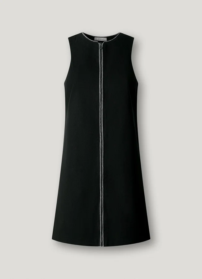 Kurzes Twill-Kleid Kurzes Twill-Kleid
