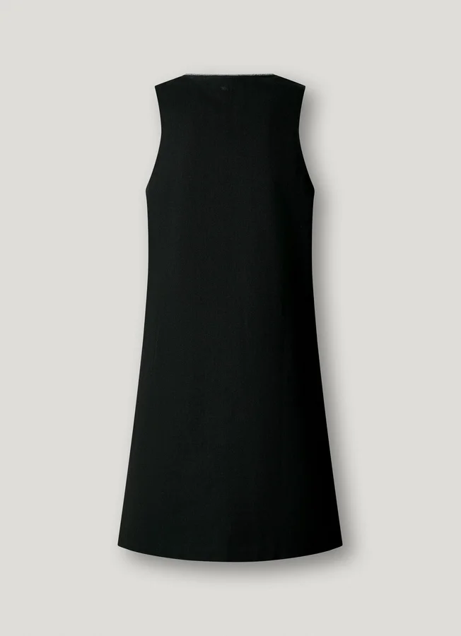 Kurzes Twill-Kleid Kurzes Twill-Kleid