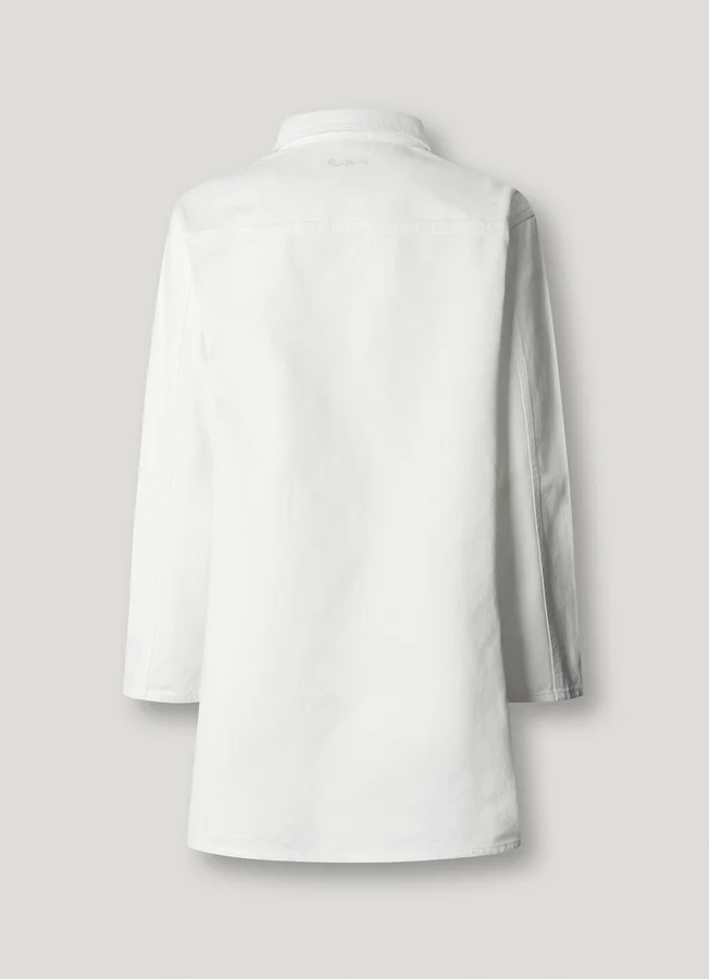 Kurzes Twill-Kleid Kurzes Twill-Kleid